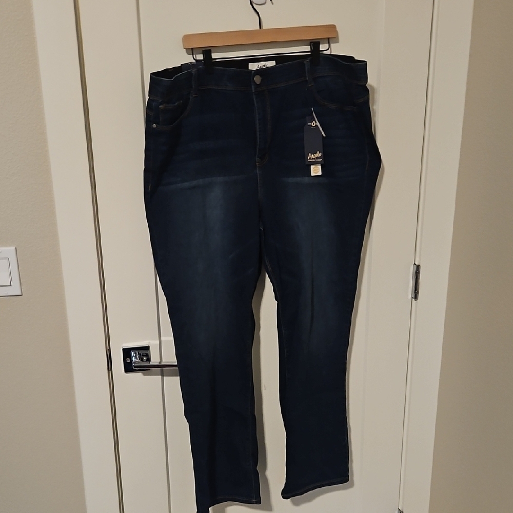 Angels Blue Straight Leg Jeans Classic Denim